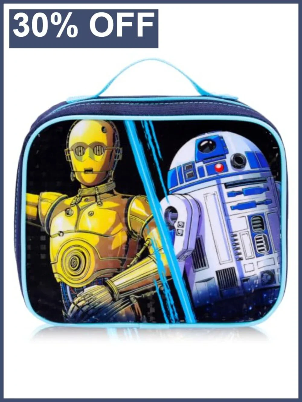 Star Wars Backpack with Lunchbox Set for Boys School Bundle